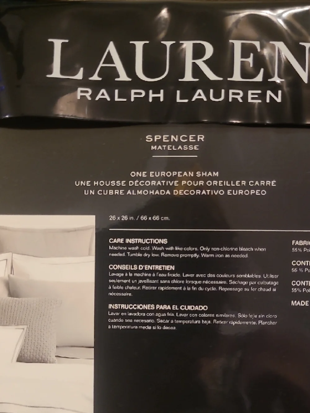 Lauren Ralph Lauren European Pillow Sham
